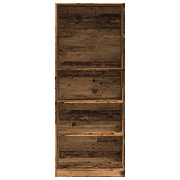 vidaXL Kledingkast 80x50x200 cm bewerkt hout oud hout