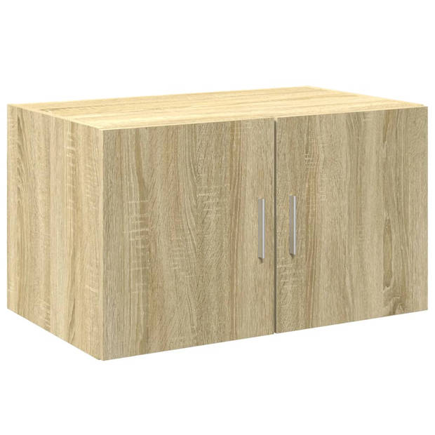 vidaXL Opbergkast 70x42,5x225 cm bewerkt hout sonoma eikenkleurig