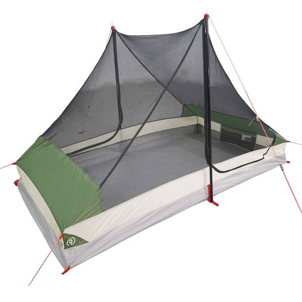 vidaXL Tent 2-persoons waterdicht groen