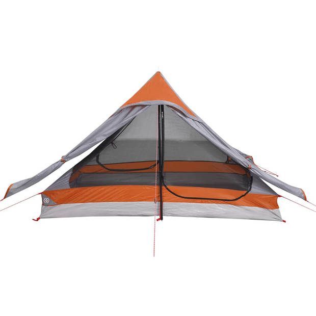 vidaXL Tent 2-persoons waterdicht grijs