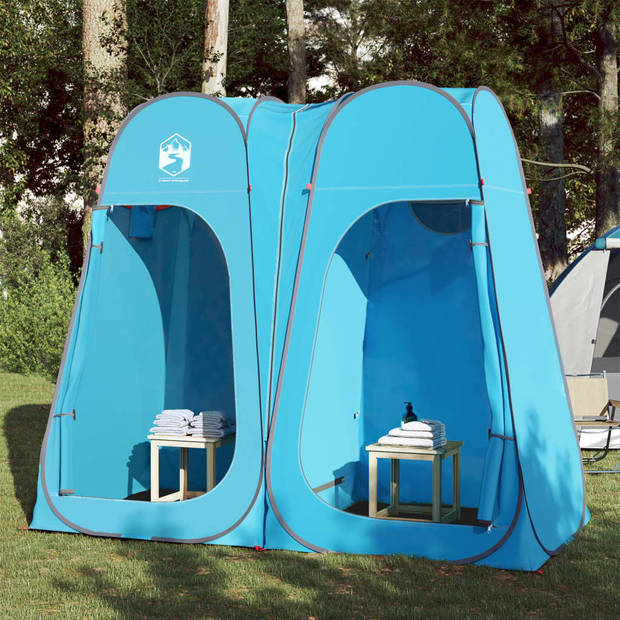 vidaXL Privacytent pop-up waterdicht blauw