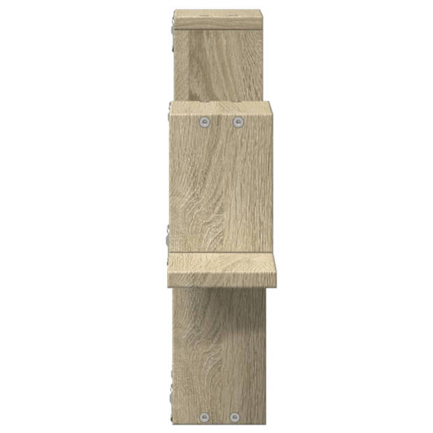 vidaXL Wandschap 104,5x10x43 cm bewerkt hout sonoma eikenkleurig