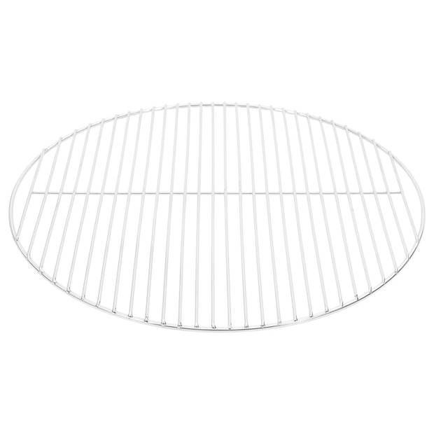 vidaXL Barbecuerooster rond Ø54 cm 304 roestvrij staal