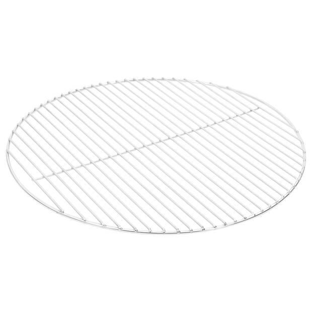 vidaXL Barbecuerooster rond Ø54 cm 304 roestvrij staal