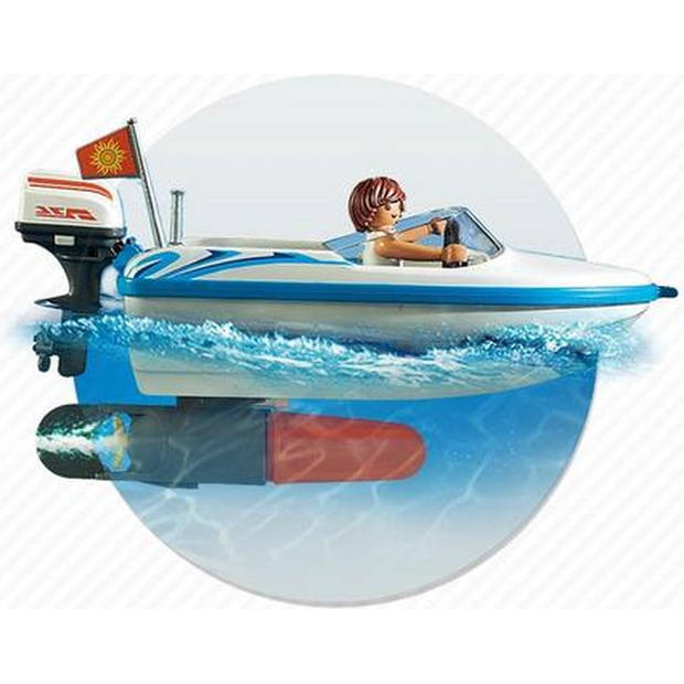 PLAYMOBIL® Surfer pick-up met speedboot - P-71589