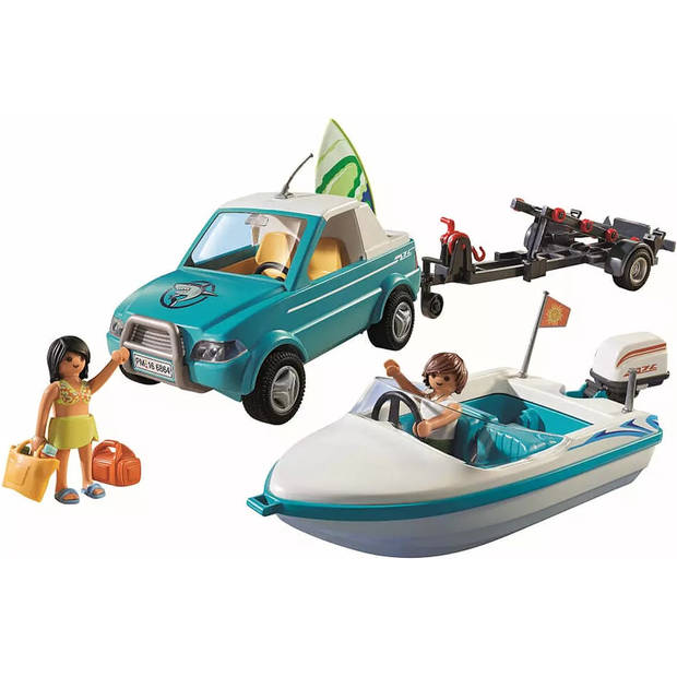 PLAYMOBIL® Surfer pick-up met speedboot - P-71589