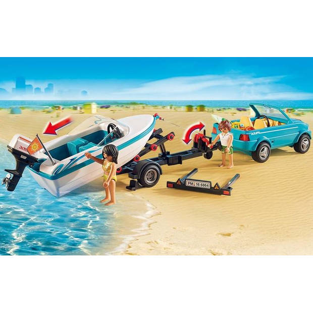 PLAYMOBIL® Surfer pick-up met speedboot - P-71589