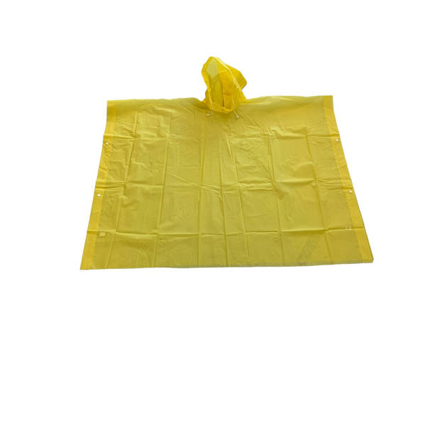 Regenponcho Geel One size fits all Fietsponcho