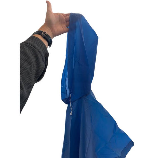 Regenponcho Blauw One size fits all Fietsponcho