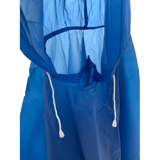 Regenponcho Blauw One size fits all Fietsponcho