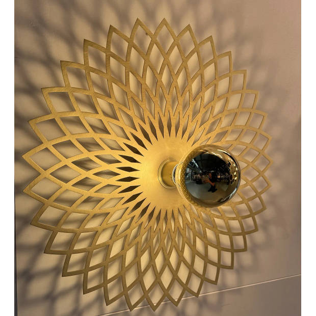 Ylumen Wandlamp Ombra Ø 50 cm mat goud