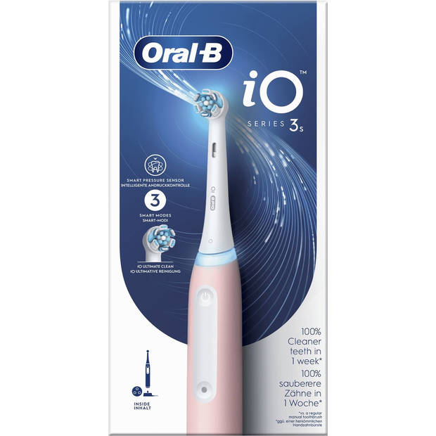 Oral-B IO 3S - Elektrische tandenborstel roze