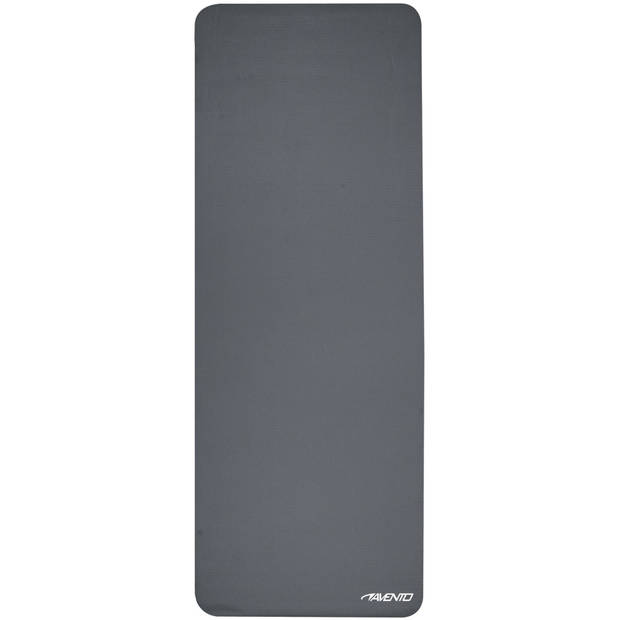 Grijze yoga / sport mat lichtgewicht 173 x 61 cm - Fitnessmat