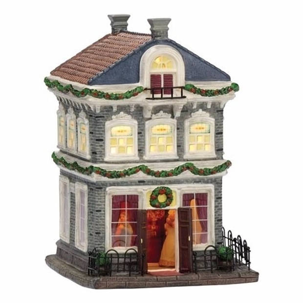 Dickensville Kerstdorp - Friesland - huisje Bolsward balzaal - 21,5 cm - Kerstdorpen