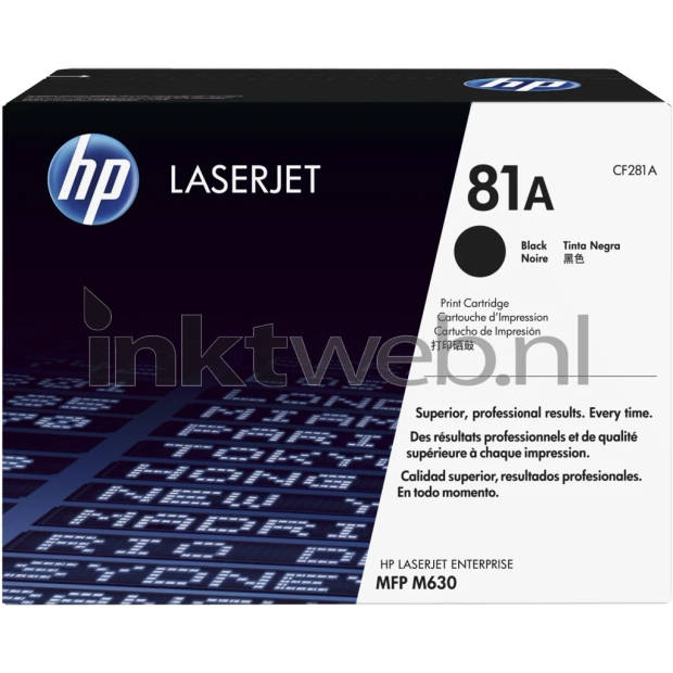 HP 81A zwart toner