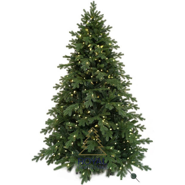 Royal Christmas Kunstkerstboom Spitsbergen 180cm met LED + Smart Adapter