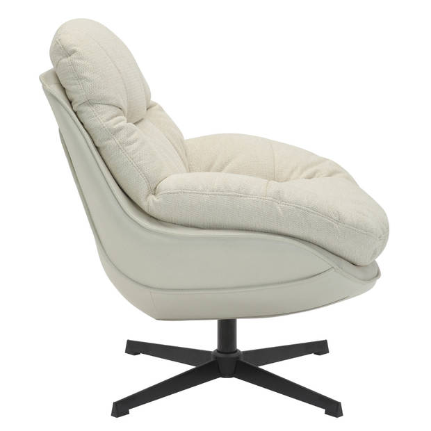 Giga Meubel - Draaifauteuil Leonne Beige