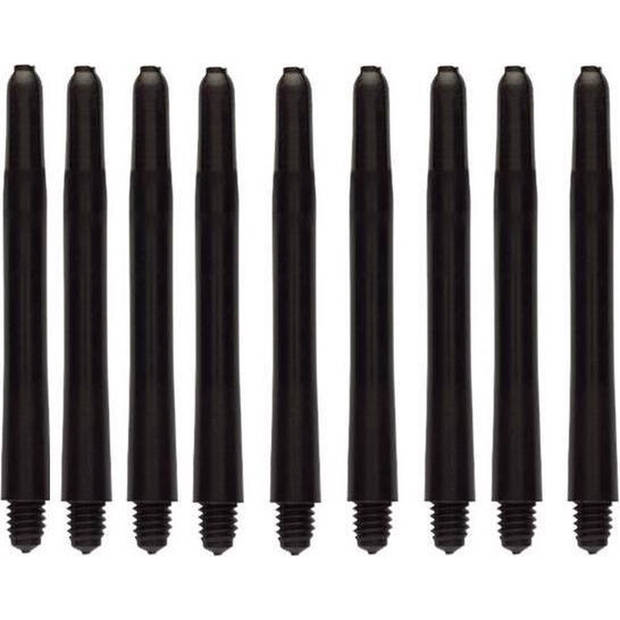 Darts Set zwarte dart shafts - 10 sets (30 stuks) - Inbetween - darts shafts - Cadeau