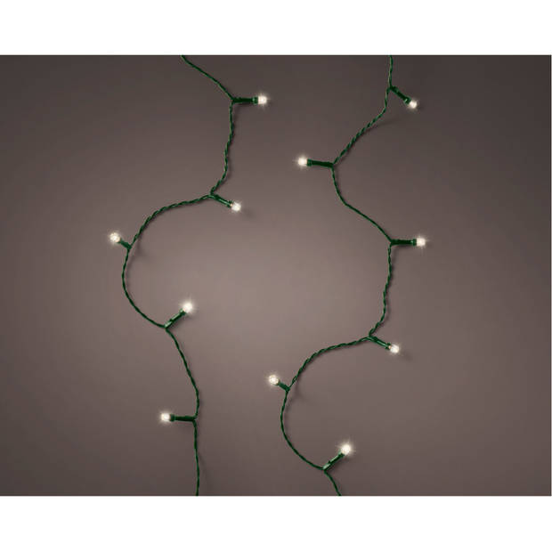 Kerstverlichting warm wit 100 lampjes 990 cm lichtsnoer met timer - Kerstverlichting kerstboom