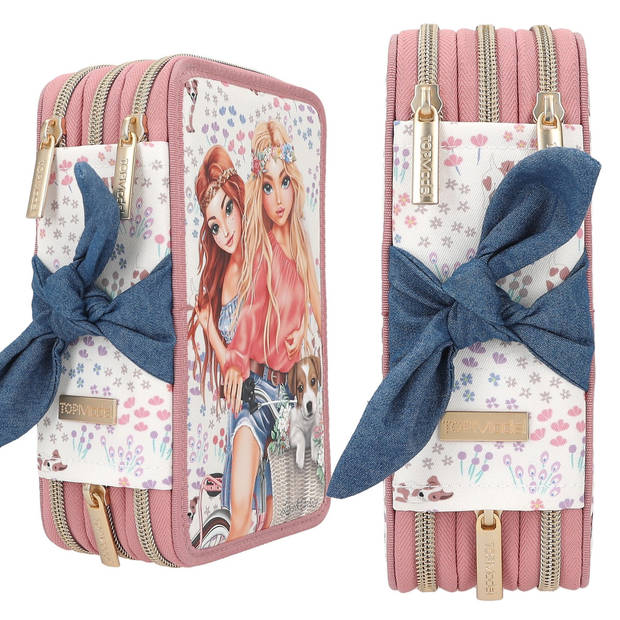 TOPModel 3-vaks etui - VELO FLEUR