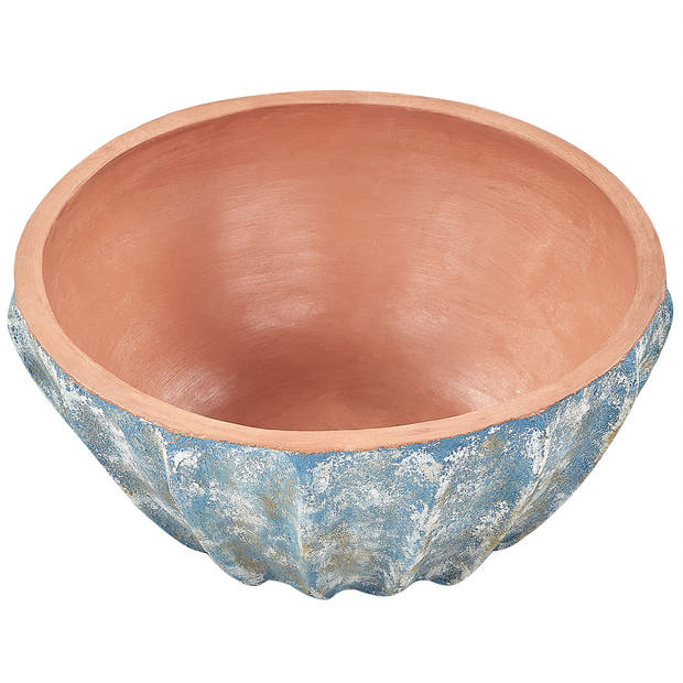 Beliani OSTRYA - plantenbak voor buiten-Blauw-Terracotta