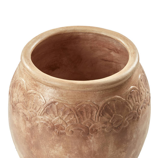 Beliani PYRUS - plantenbak voor buiten-Bruin-Terracotta