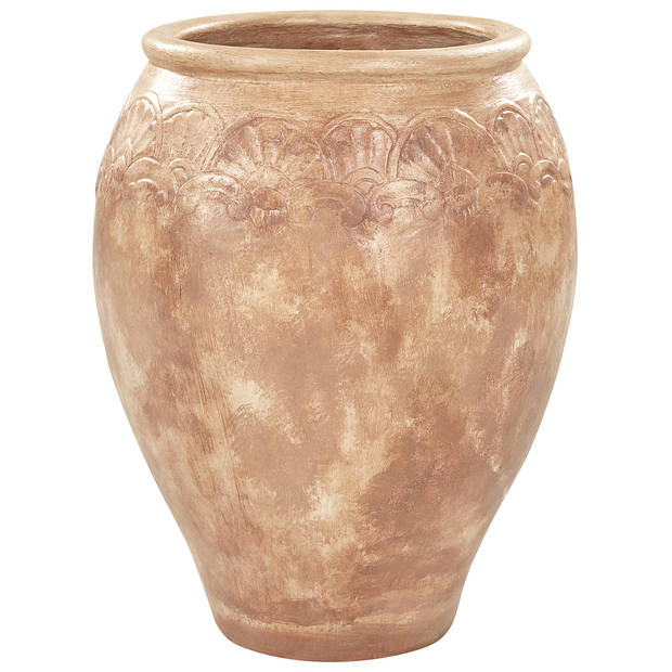 Beliani PYRUS - plantenbak voor buiten-Bruin-Terracotta