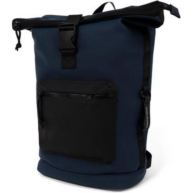 Norlander Dull PU Waterdichte Rugzak 26L - Roltop Rugzak - Fietsrugzak - Blauw