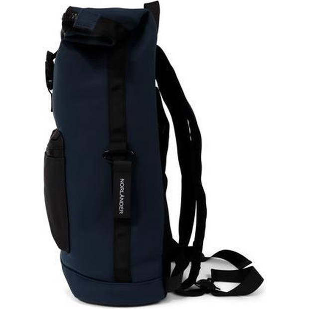 Norlander Dull PU Waterdichte Rugzak 26L - Roltop Rugzak - Fietsrugzak - Blauw