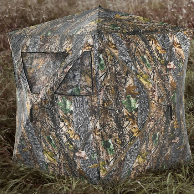 Costway Draagbare Pop-Up Camouflage Jacht tent Voor 3 Personen - Tent Jachtuitrusting - 180 x 200 x 167 cm