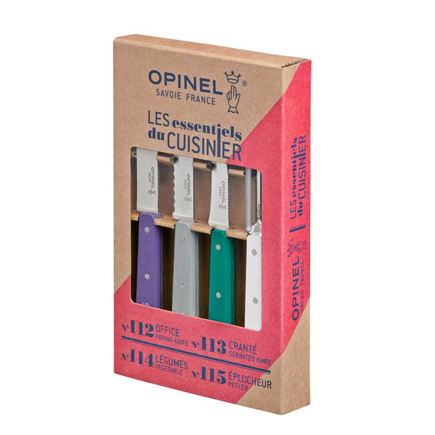 Opinel Les Essentiels Keukenset - Art Deco - 4-Delig