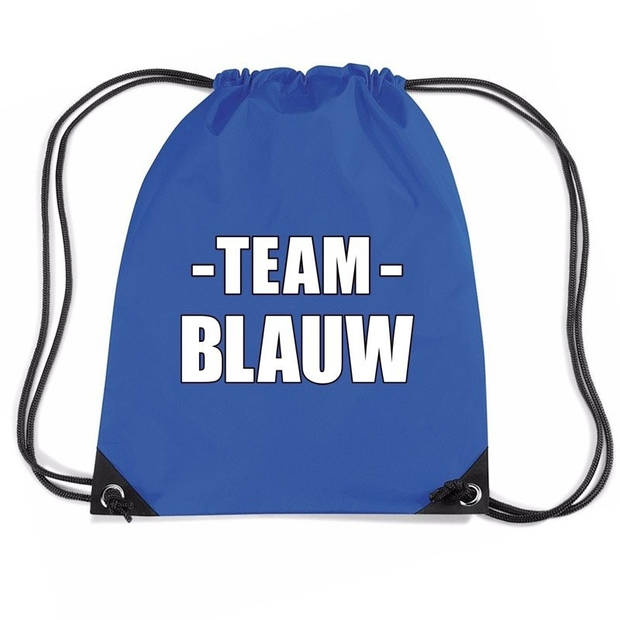 Team blauw rugtas voor sportdag - Rugzak