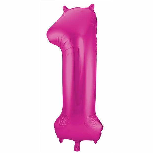 21 jaar leeftijd helium/folie ballonnen roze feestversiering - Ballonnen