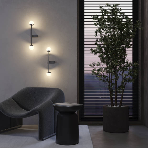 Maytoni - Wandlamp Touch - Zwart