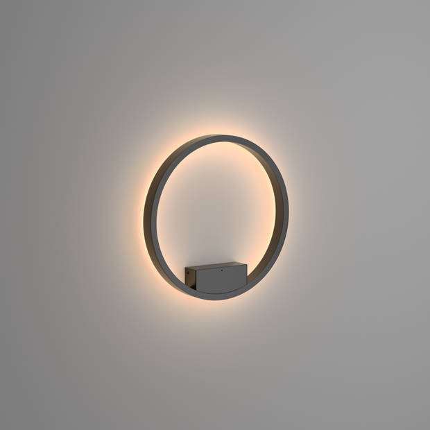 Maytoni - Wandlamp Rim - Zwart - Ø40