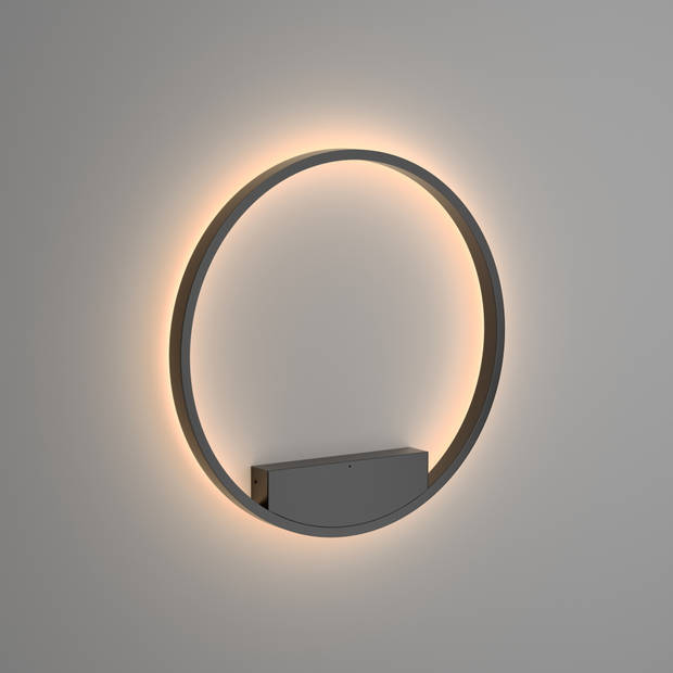 Maytoni - Wandlamp Rim - Zwart - Ø60