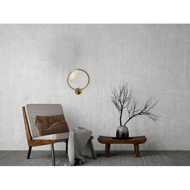 Maytoni - Wandlamp Lunare - Messing - Ø32