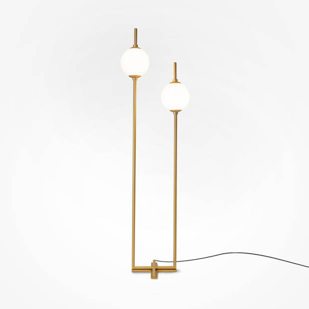 Maytoni - Vloerlamp The Sixth Sense - Messing