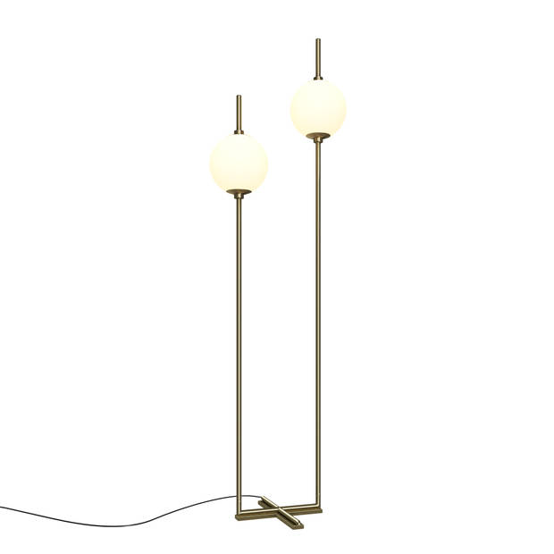 Maytoni - Vloerlamp The Sixth Sense - Messing