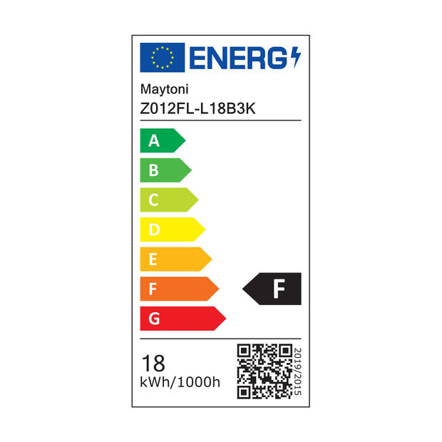 Maytoni - Vloerlamp Ray - Zwart - Ø3