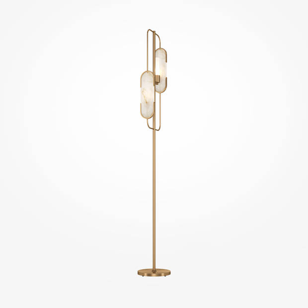 Maytoni - Vloerlamp Marmo - Goud - Ø23