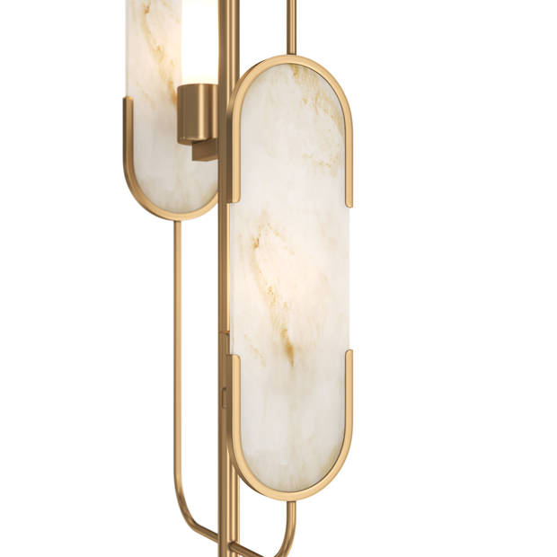 Maytoni - Vloerlamp Marmo - Goud - Ø23