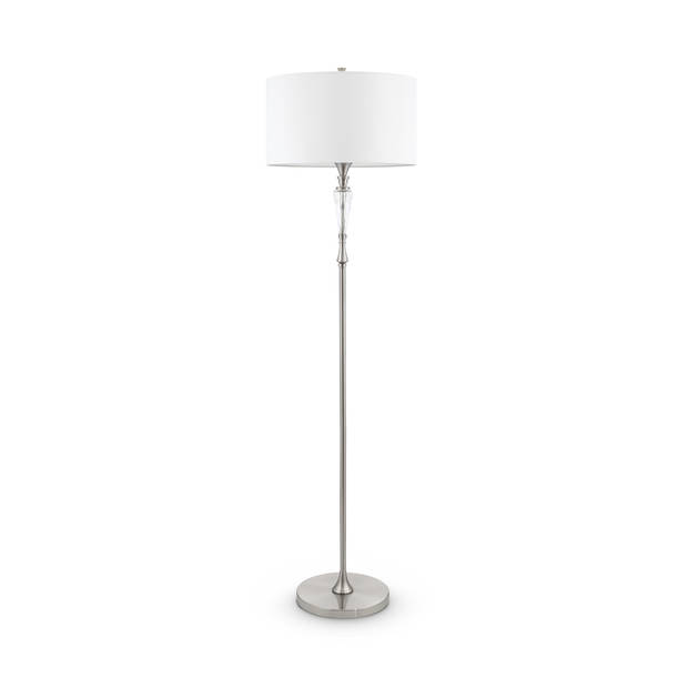 Maytoni - Vloerlamp Alicante - Nikkel - Ø44