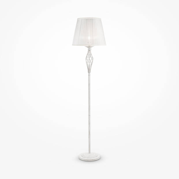 Maytoni - Vloerlamp Grace - Wit met goud - Ø38