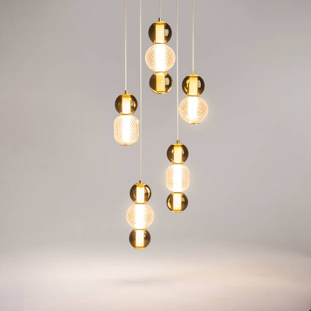 Maytoni - Hanglamp Drop - Goud - Ø43