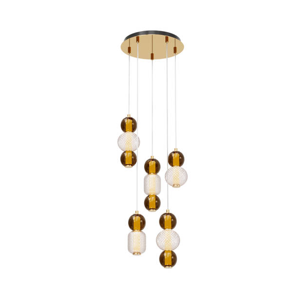 Maytoni - Hanglamp Drop - Goud - Ø43