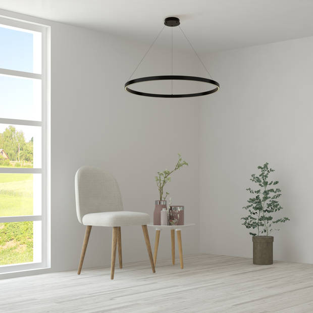 Maytoni - Hanglamp Rim - Zwart - Ø100