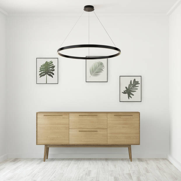 Maytoni - Hanglamp Rim - Zwart - Ø100