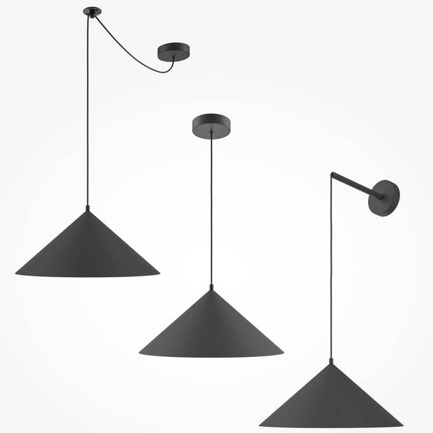 Maytoni - Hanglamp Basic colors - Zwart - Ø35