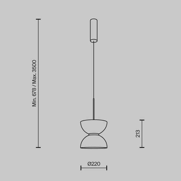 Maytoni - Hanglamp Kyoto - Wit - Ø22